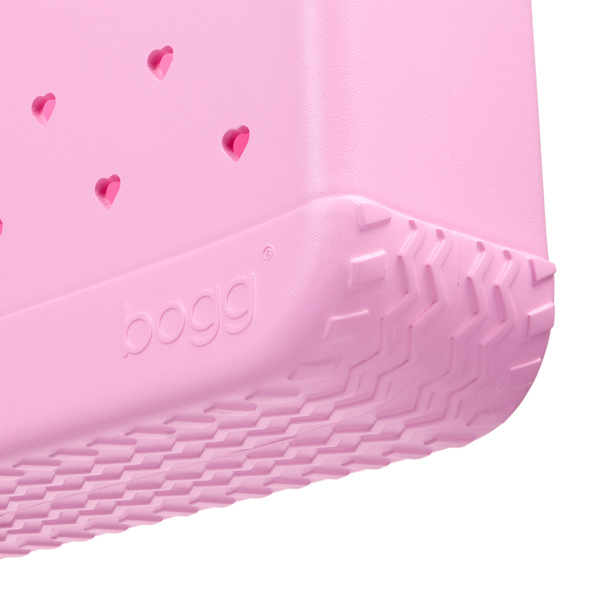Baby Bogg Bag - Cut Out Heart Pink Taffy